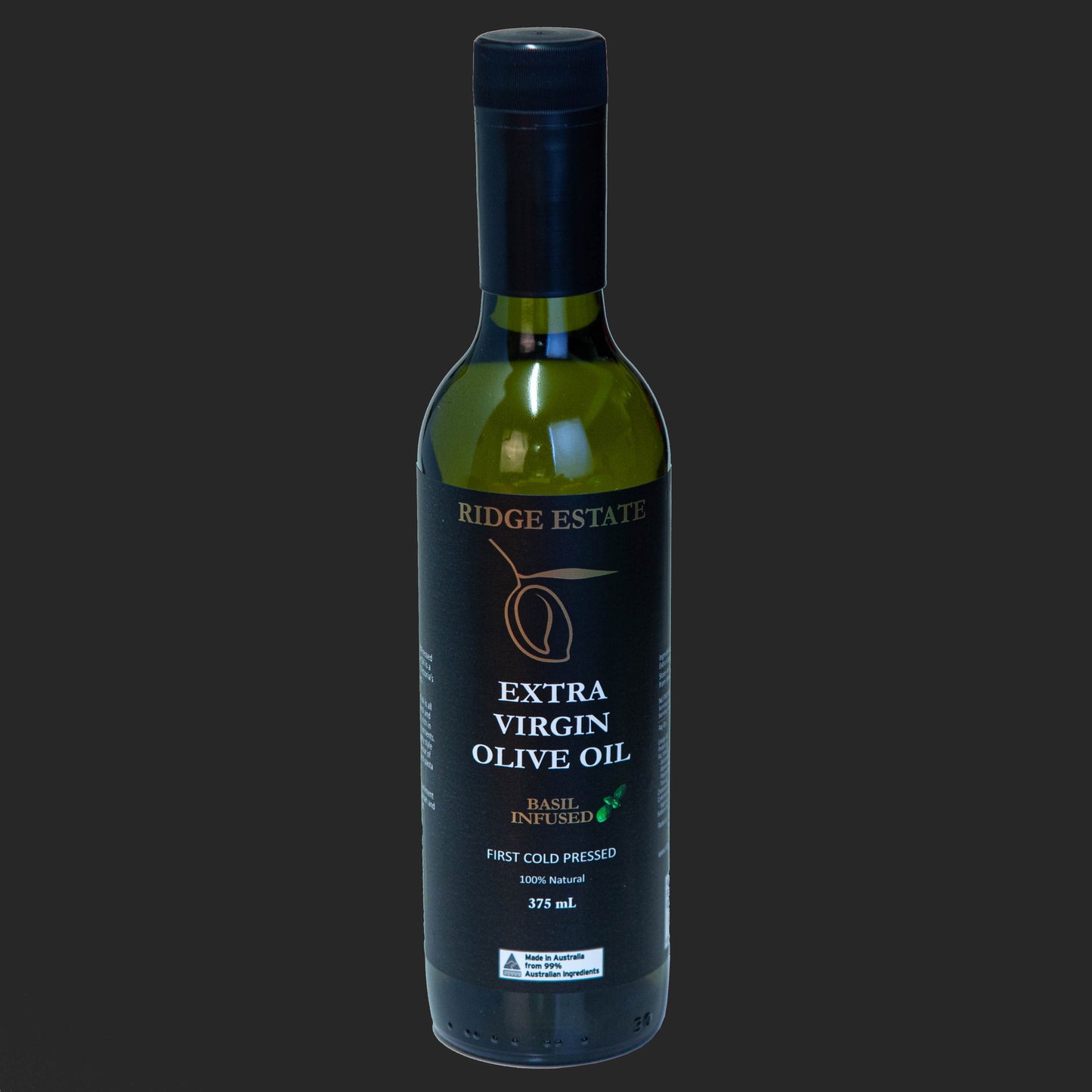 375ml Extra Virgin Olive Oil - Basil Infused